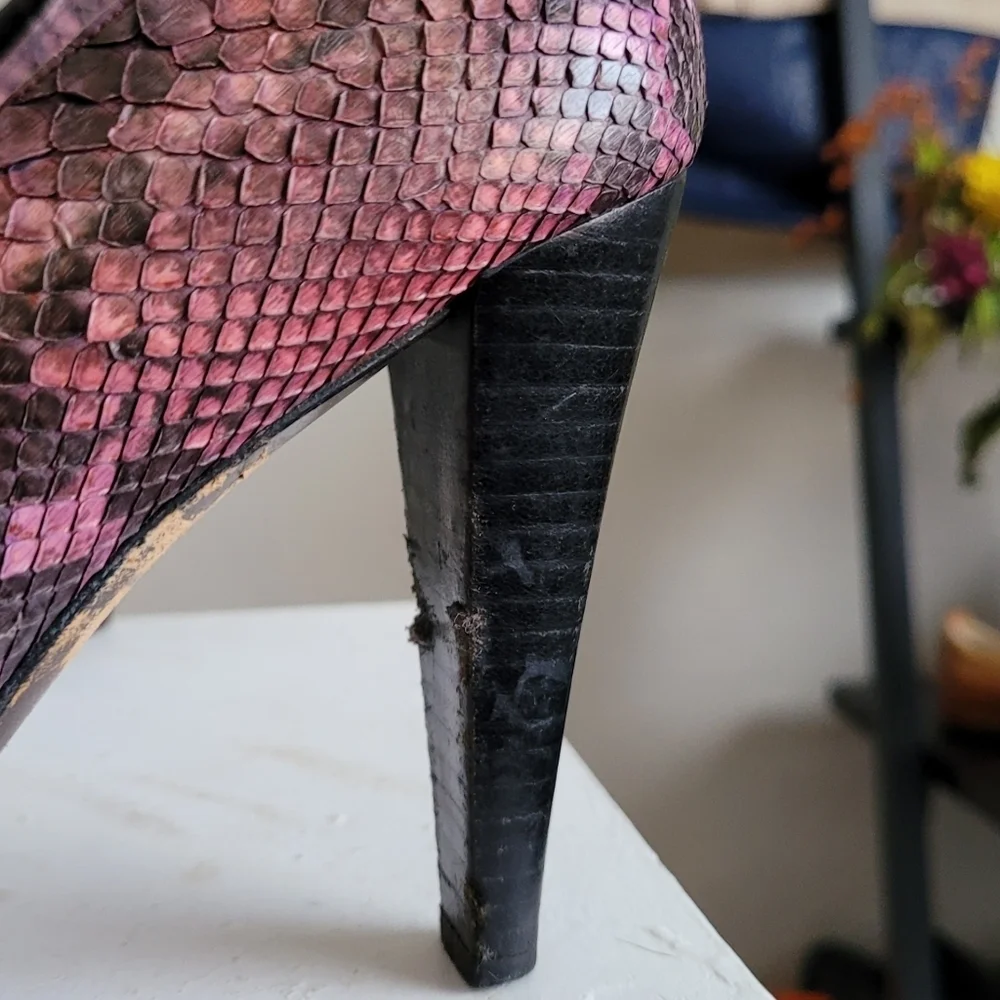 STUART Weitzman Pumps snake heels - Picture 13 of 16